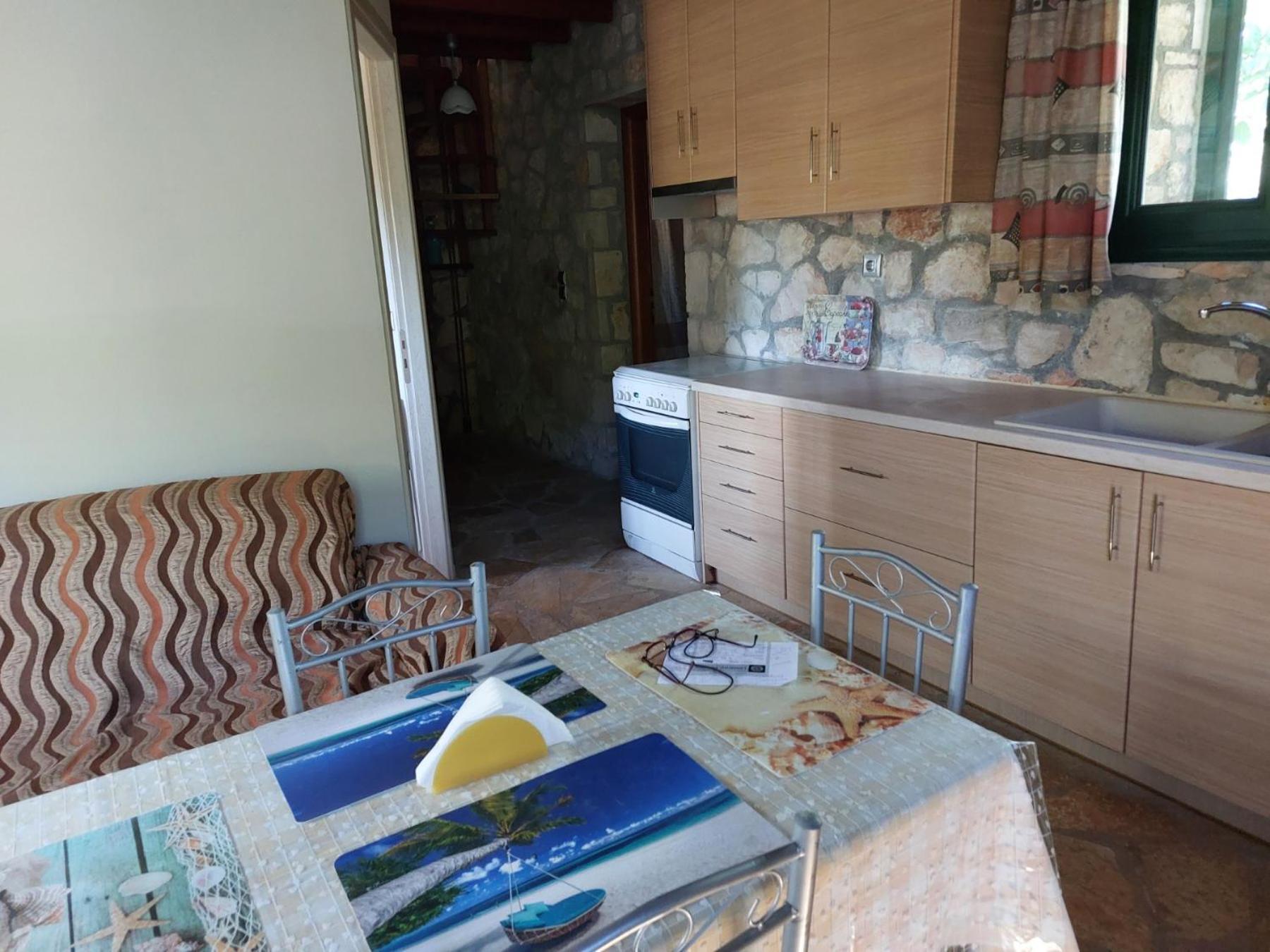 Вилла The Stone House-Zacharatos Nikolaos Poulata Экстерьер фото